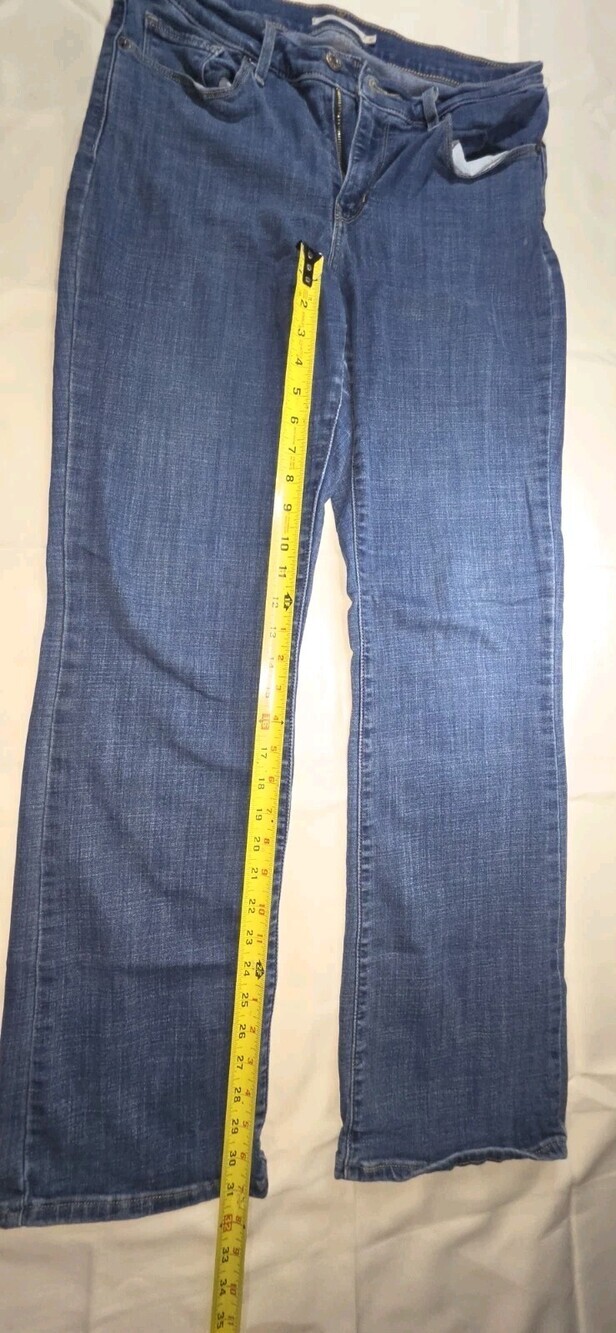 Levi's Classic Boot Cut Jeans Size 29x32 8M Dark Blue Women's Red Tab Sku 190